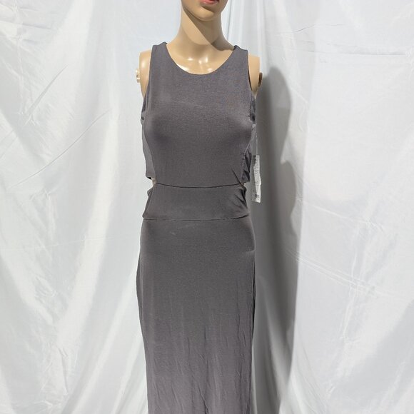 athleta cut out maxi dress Athleta | Dresses | Nwt Athleta Cut Out Maxi Dress Gray Sleeveless Womens  Xs Sexy Romantic